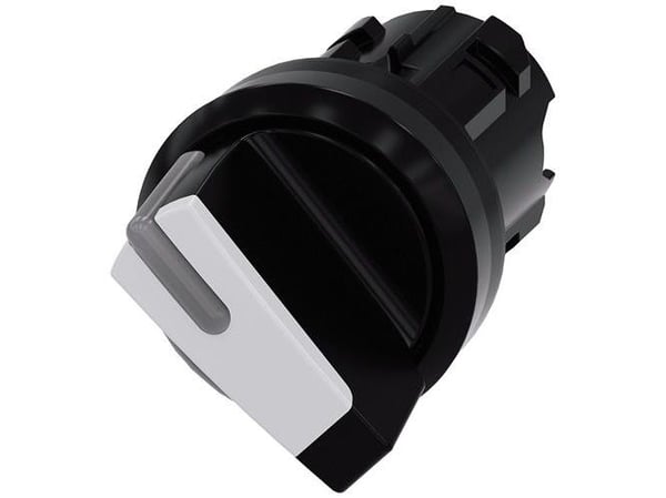 Siemens 3SU1002-2BC60-0AA0, Muovi, Musta, Valkoinen, 23 g, 30 mm, 28 mm, 52 mm