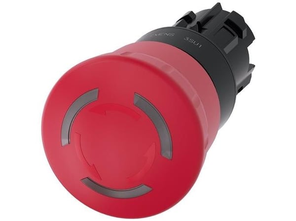 Siemens 3SU1001-1HB20-0AA0 Nødstopstast IP66, IP67, IP69/IP69K 1 kpl 1 kpl