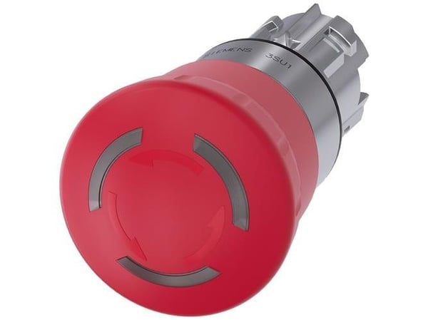 Siemens 3SU1051-1HB20-0AA0 Nødstopstast IP66, IP67, IP69/IP69K 1 kpl 1 kpl