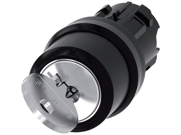Siemens 3SU10004DF110AA0 3SU1000-4DF11-0AA0 nyckelbrytare 1 x 90° IP66, IP67, IP69/IP69K 1 st