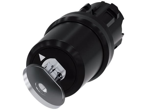 Siemens nyckelbrytare 3SU10005TF010AA0 3SU1000-5TF01-0AA0, 1 x 90°, IP66, IP67, IP69/IP69K