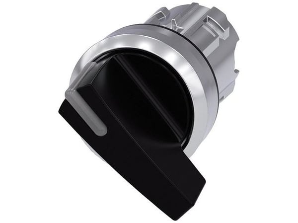 Siemens 3SU1052-2CF10-0AA0 Roterande kontakt Spännanordning Svart 1 x 90 ° 1 st