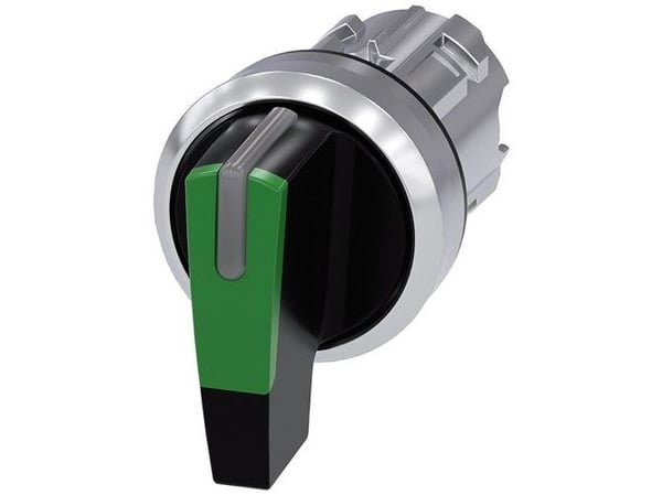Siemens 3SU1052-2CM40-0AA0, Metalli, Musta, Vihreä, Metallinen, 20 g, 40 mm, 40 mm, 60 mm