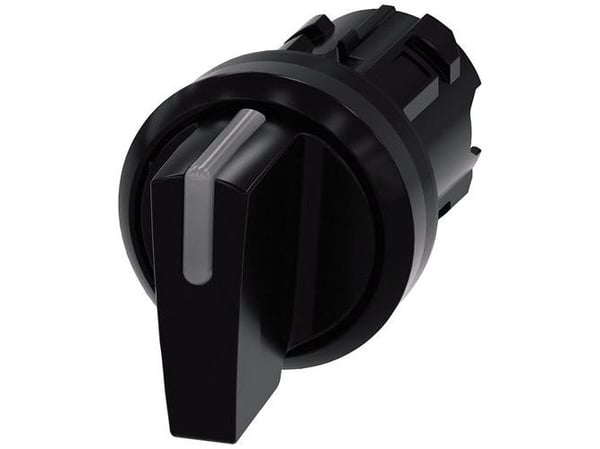 Siemens 3SU10022BP100AA0 3SU1002-2BP10-0AA0 Kääntökytkin Kiinnityslaite Musta 2 x 45° 1 kpl