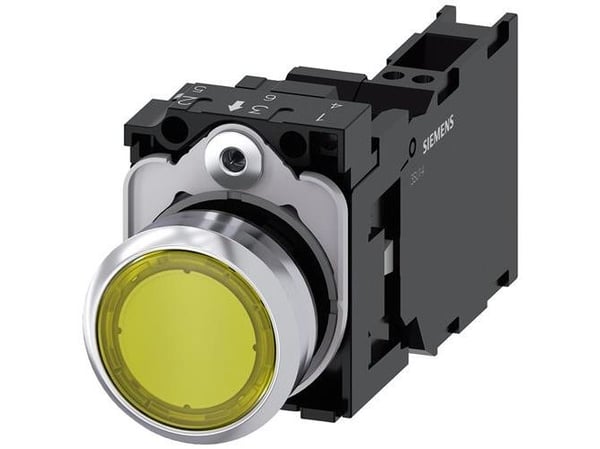 Painonappivalo 22mm karkea highgl keltainen 1N fj