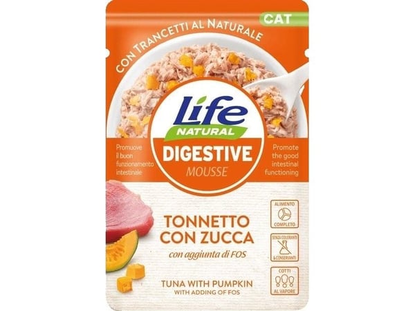 Life Pet Care LIFE CAT pose 70g DIGESTIVE TUNA + PUMPKIN /30