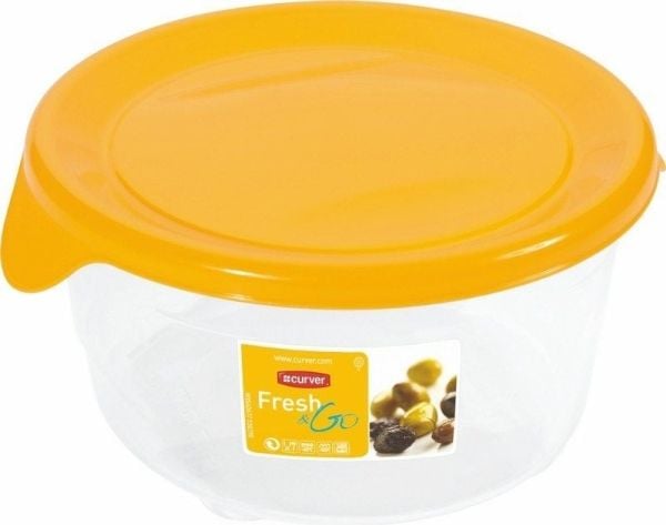 CURVER matbehållare "FRESH&GO" 0,5 l /gul/transparent CURVER matbehållare "FRESH&GO" 0,5 l /gul/transparent