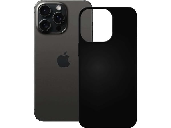 PEDEA 50160995, Etui, Apple, iPhone 16 Pro, 16 cm (6.3"), Svart