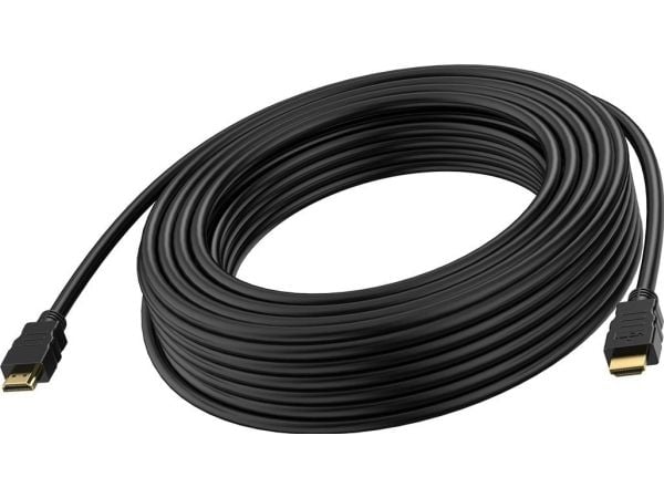 VISION - High Speed - HDMI-kabel - HDMI hann til HDMI hann - 10 m - dobbeltisolert - svart - 8K 60Hz støtte, båndbredde på 48 Gbps