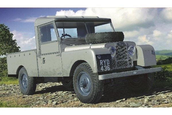 Airfix Land Rover Pick-Up bil med lakk