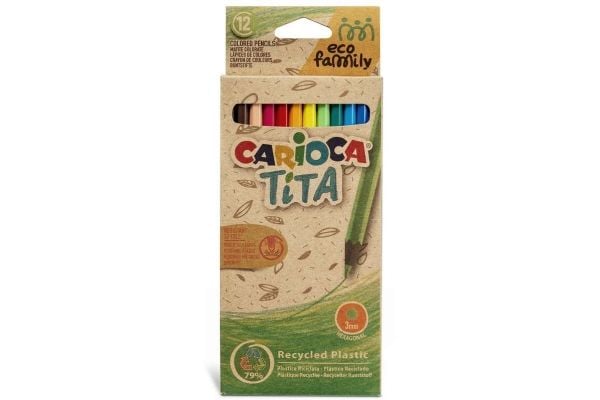 Carioca Tita lyijykynät 12 väriä -