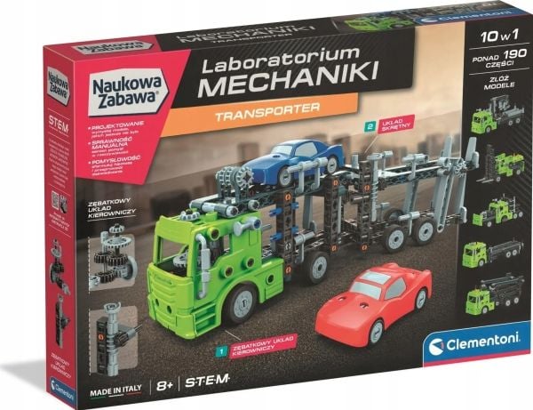 Clementoni Zest Kreativ Lab mekanisk transporter CLM pakke 6