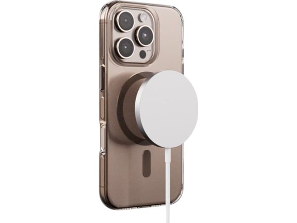 Crong Crong Clear MAG Pro MagSafe-etuier til iPhone 15 Pro (ørken)