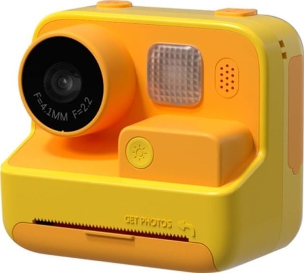 PICOCICI digitalkamera for barn med skriver K27 gul