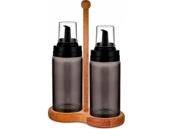 Katex beholder til olje & eddik 2x 245 ml EXCLUSIVE BLACK PEARL