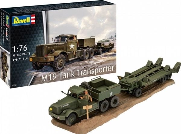 Kryssfiner modellkjøretøy M19 Tank Transporter 1/72