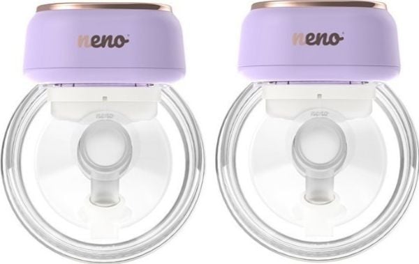 Neno 5534 SOLE twin trådløs amme-/brystpumpe, musling, elektronisk