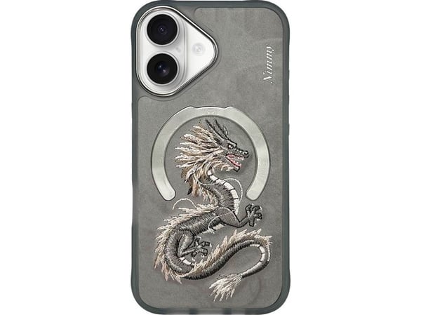 Etui Nimmy Dragon MagSafe do iPhone 16 szary