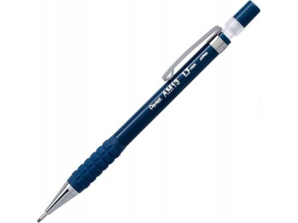 Pentel AM13C, Blå, Sort, 1,3 mm, Rund, 24 stykker, Latex