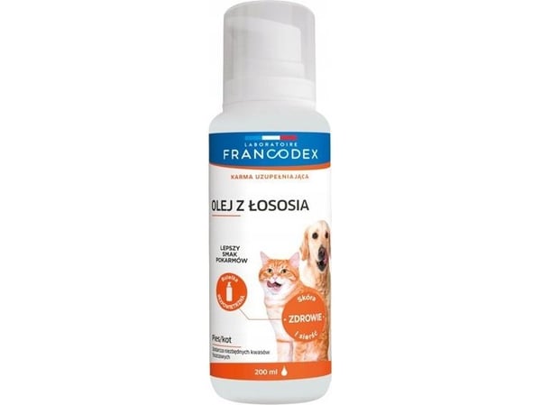 Francodex Laxolja för hundar och katter 200 ml