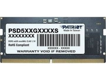 Patriot Signature Line - DDR5 - modul - 8 GB - DIMM 288-pin - 5600 MT/s / PC5-44800 - CL46 - 1.1 V - ikke-bufret - on-die ECC