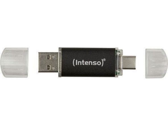 Intenso Twist Line - USB-flashstasjon - 512 GB - USB 3.2 Gen 1 / USB-C - antrasitt