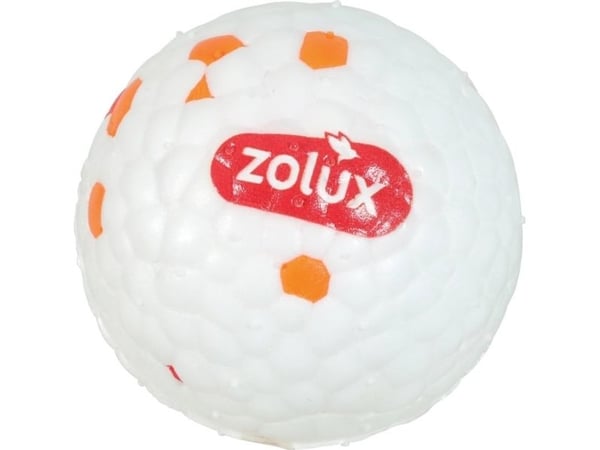 Zolux slitesterk apporteringsball til hund med pipe ETPU 8 cm