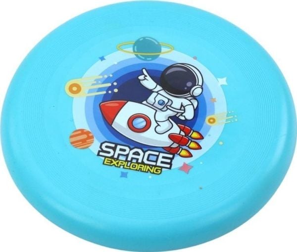 LeanToys Frisbee lentävä kiekko Cosmonaut sininen 20cm