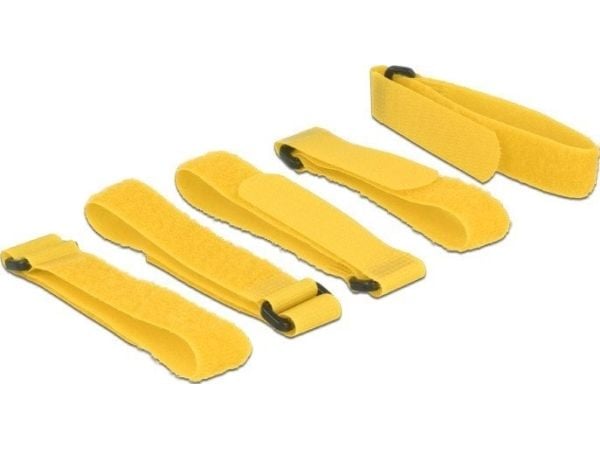 DeLOCK 18708, Keltainen, 20 mm, 300 mm, 5 kpl