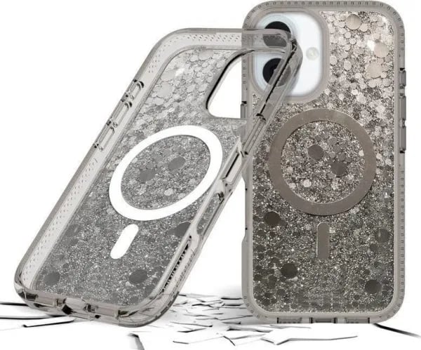 Prodigee Popstar MagSafe- etui til iPhone 16 titanium - sikkerhetsgaranti. Enkle avdrag. Gratis frakt fra 170 zl.