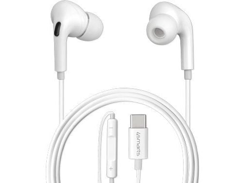 4smarts Active In-Ear Stereo Headset USB Type-C Melody Digital Basic, Koblet med ledninger (ikke trådløs), Samtaler/musikk, 20 - 20000 Hz, Hodesett...