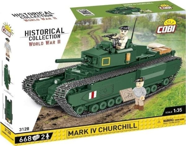COBI Mark IV Churchill, byggesett i skala 1:35