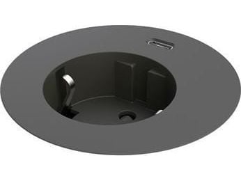 Kondator 935-PM62, 1,25 m, Sisä- ja ulkotila, Tyyppi F, Musta, Quick Charge 3.0, 1 AC-pistorasia(a)