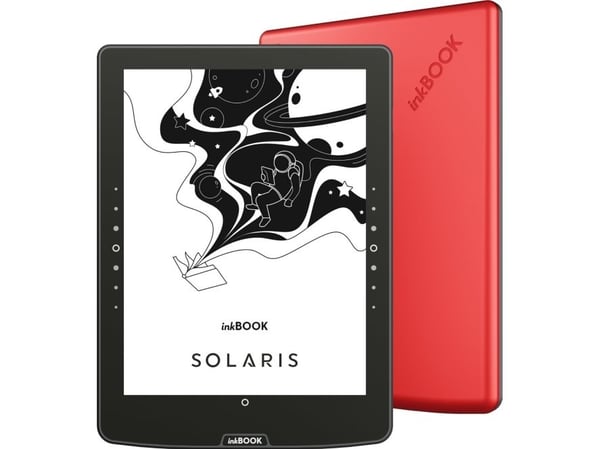 inkBOOK Solaris - eBook-leser - inkBOOK OS - 32 GB - 6" monokrom E Ink Carta EPD (1024 x 758) - berøringsskjerm - Wi-Fi, Bluetooth - rød