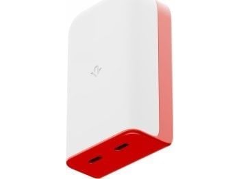 Twelve South PlugBug 50 travel - 50W PD-verkkolaturi, 2x USB-C yhteensopiva Apple Find My (EU, UK, US, KR, AU pistokkeet ja kotelo eli)