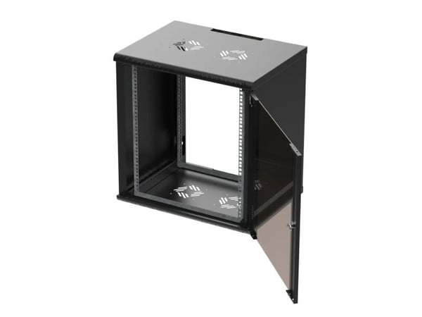 Extralink EX.39342, Veggmonterbar hylle, 12U, Sort