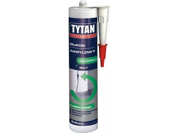 TITAN AKRYYLISILIKONI 280ML VALKOINEN