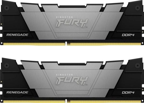 Kingston FURY Renegade - DDR4 - sett - 16 GB: 2 x 8 GB - DIMM 288-pin - 5333 MT/s / PC4-42600 - CL20 - 1.2 V - ikke-bufret - ikke-ECC - svart