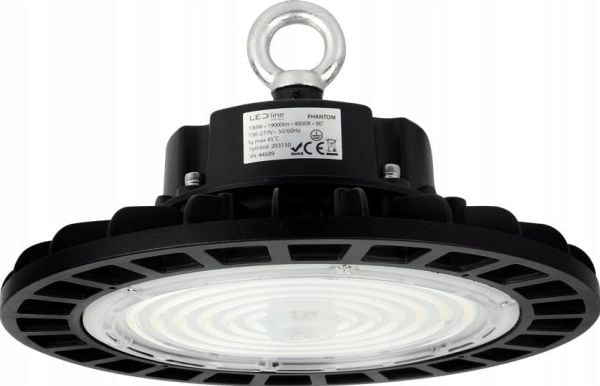 Lagerarmatur PHANTOM, 230Vac, 100W 19.000lm, 190lm/W, 120°, 1-10V dimbar