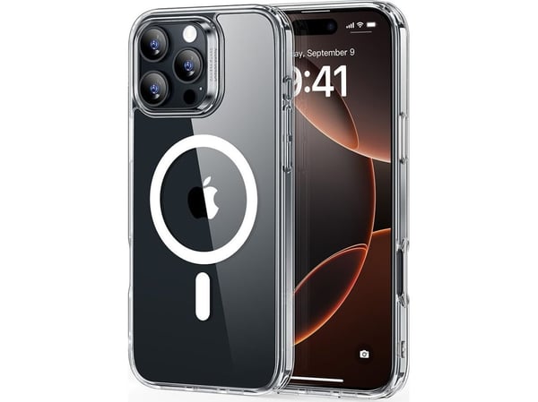 esr Classic Hybrid HaloLock, Etui, Apple, iPhone 16 Pro, 16 cm (6.3"), Gjennomsiktig