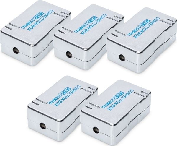 DIGITUS - Kabelkopplingsbox - försänkt montering, bordsmontering - CAT 6 - STP (paket om 5)