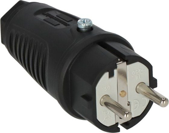 Brennenstuhl 1082040020, tyyppi E/F, lajittelu, kumia, IP54, 230 V, 16 A