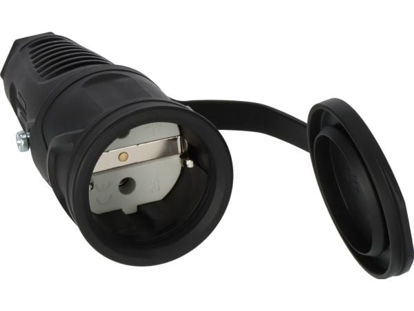 Brennenstuhl 1082050020, Tyyppi F, Sort, Gummi, IP54, 230 V, 16 A