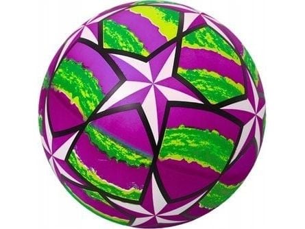 LeanToys kumipallo kirkkaan violetit tähdet 24 cm LeanToys kumipallo kirkkaan violetit tähdet 24 cm