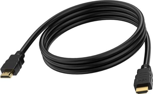 VISION - HDMI-kabel - HDMI hann til HDMI hann - 1 m - dobbeltisolert - svart - 8K 30Hz støtte, båndbredde på 48 Gbps