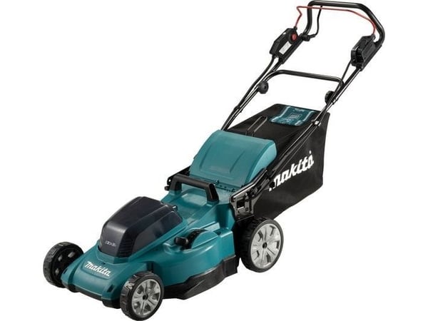 MAKITA.KOSIARKA 2x18V DLM481CT2 savaeigė 48cm 2x5,0Ah