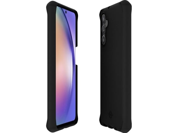 Mobilis SPECTRUM_R - Bagsidecover til mobiltelefon - grov - antimikrobiell, 100% resirkulert - Impacthane - sort