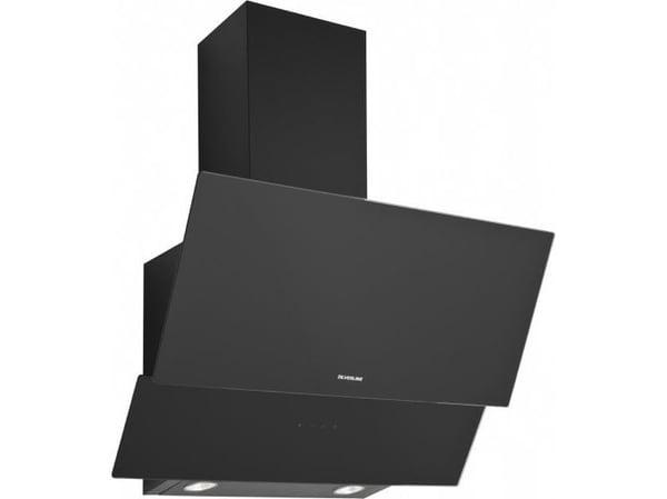 SILVERLINE Optima SL 3420-60 SR - Panser - skorsteinvinklet - bredde: 59.6 cm - dybde: 38.6 cm - ekstraksjon og resirkulasjon (-) - uten motor - svart