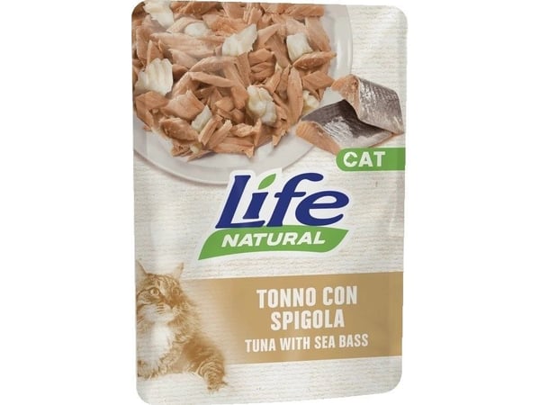 Life Pet Care LIFE CAT våtfôr 70 g TUNA + SEA BASS /30