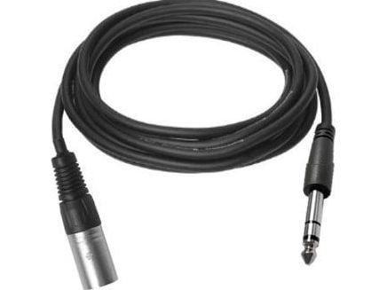 VivoLink - Lydkabel - XLR hann til stereojakk hann - 1 m